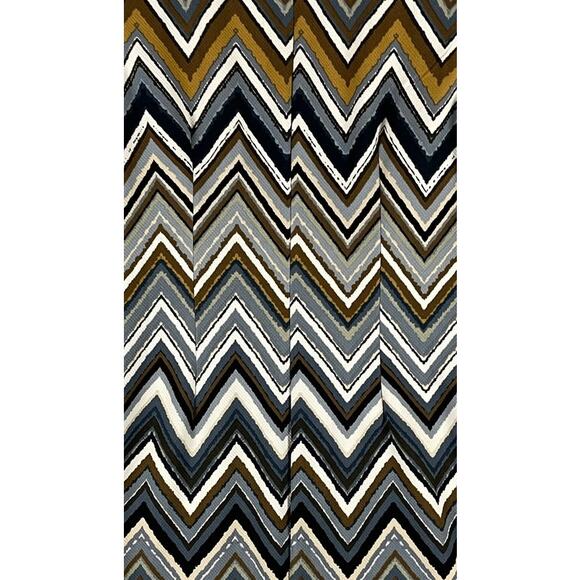 Madison Leigh Chevron Sheath Dress Size 6 Polyester Spandex Gray - Picture 7 of 8